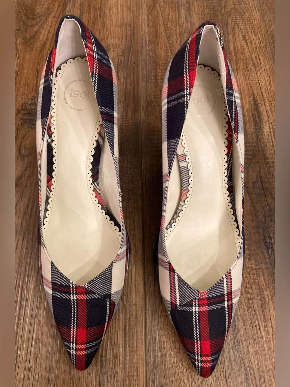 1901 Tartan Palid Women’s Block Heels
